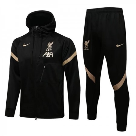 Liverpool Trainingsjack Capuchon 2022-23 Zwarte Liverpool Trainingsjack Capuchon 2022-23 Zwarte